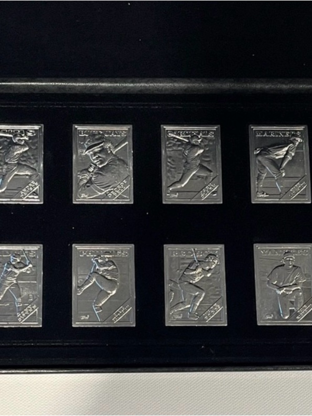 Topps Gallery OF Champions! SILVER playing cards and storage display, Topps COA - Picture 6 of 11